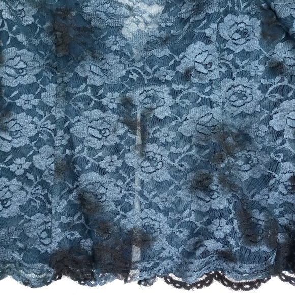 Anyhea Crawford vintage lace shirt jacket 16 - Picture 11 of 11